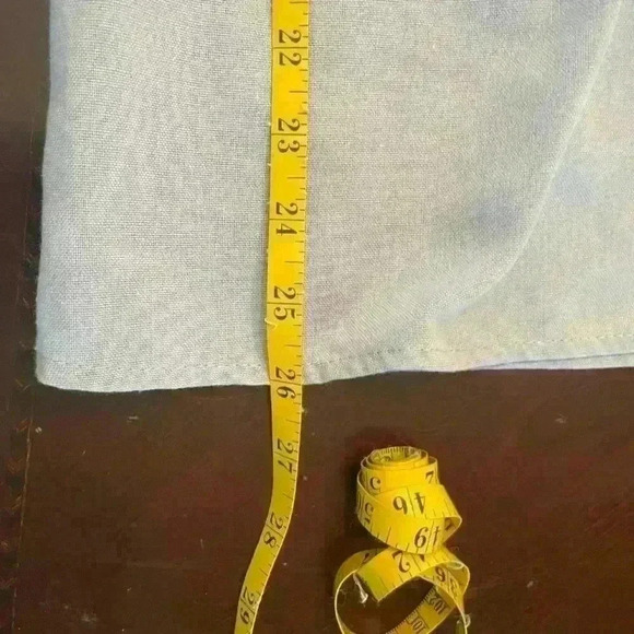 Savanna Jane Blue Floral Embroidered Babydoll Tank with Tie Knot Shoulder Small - Picture 9 of 9